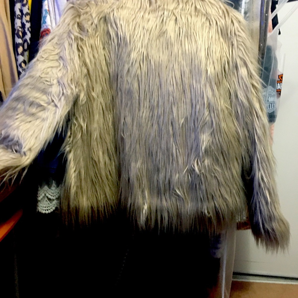 New women’s carrie silver gray jacket size large